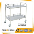 RT-028B Stainless Steel Medical Workstation Instrument Trolley
